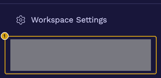 ClickFunnels sidebar with the workspace card marked